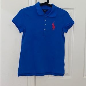 Polo Ralph Lauren Girls Blue Polo